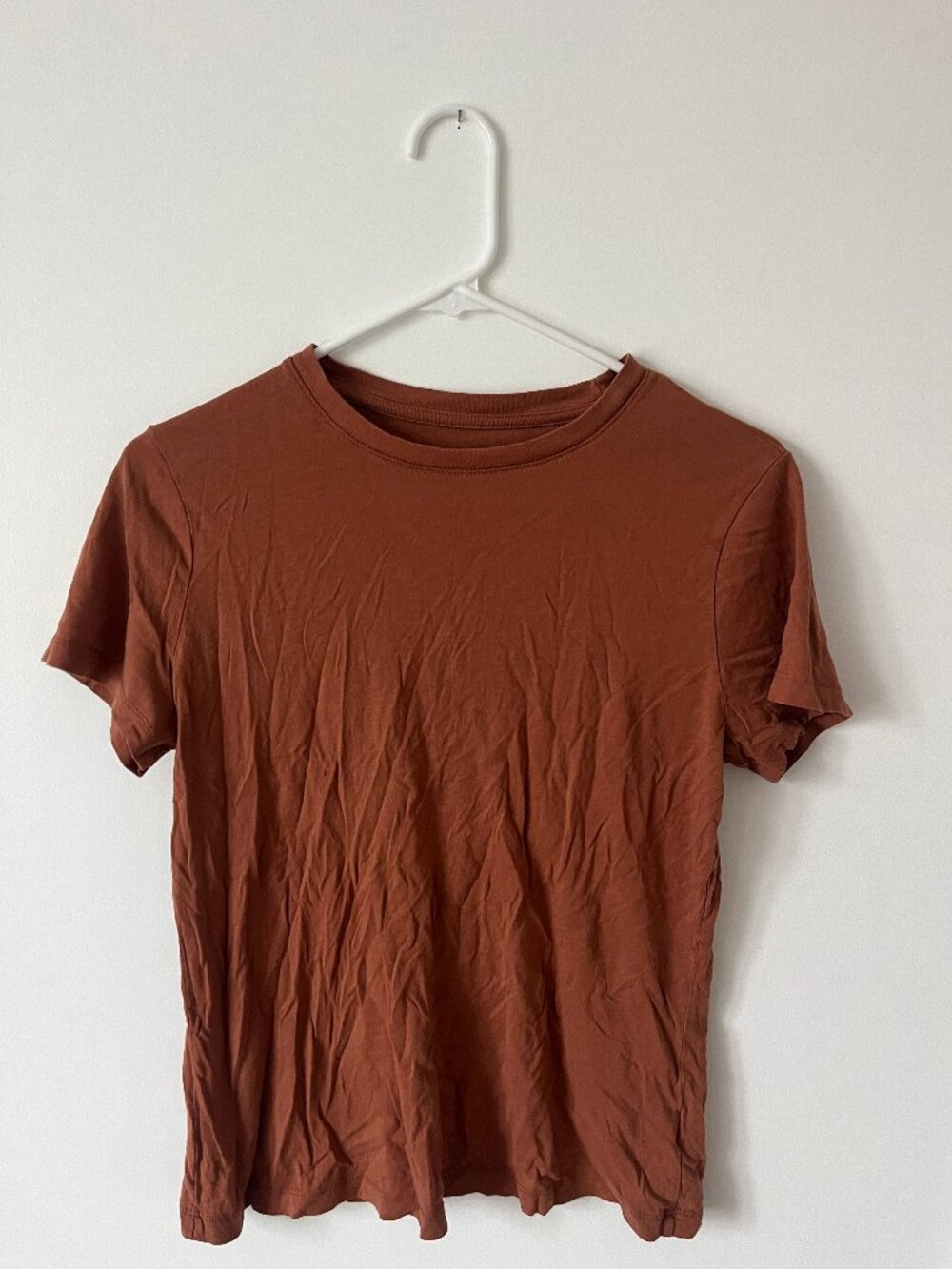 A New Day Burnt Orange Short Sleeve Tee Size Small/Medium